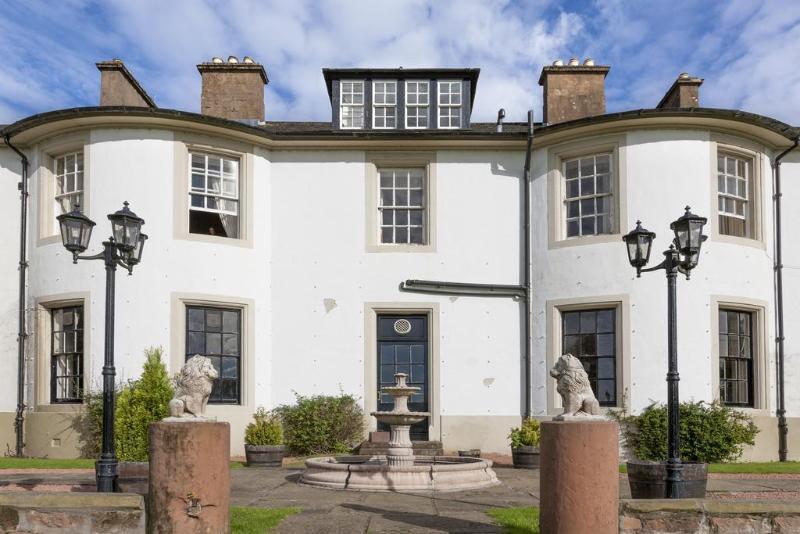 Hetland Hall Hotel Carrutherstown Esterno foto